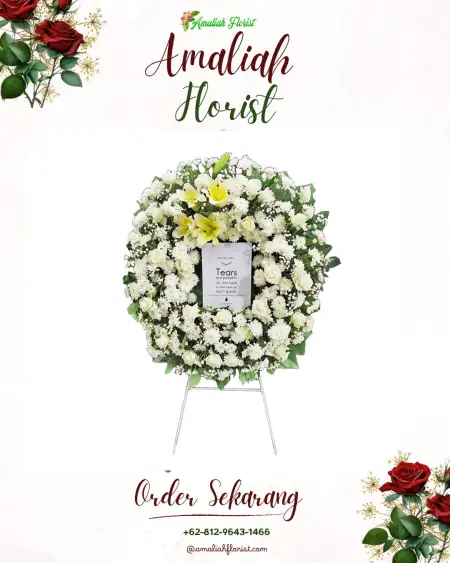 Krans Bunga Duka Cisaranten